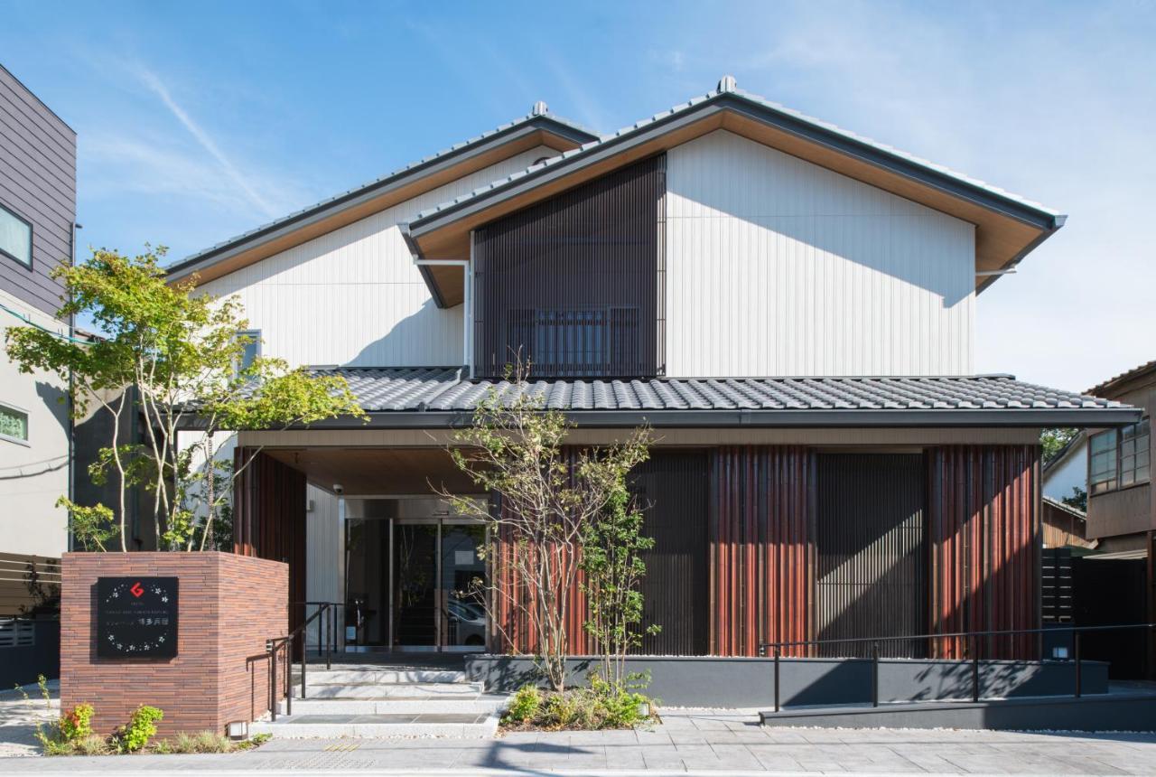 Grand Base Hakata Gofuku Aparthotel Fukuoka  Buitenkant foto